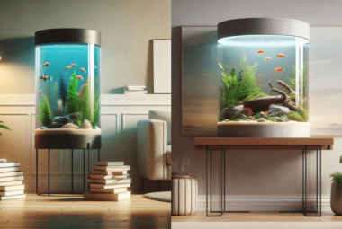 cylinder fish tank